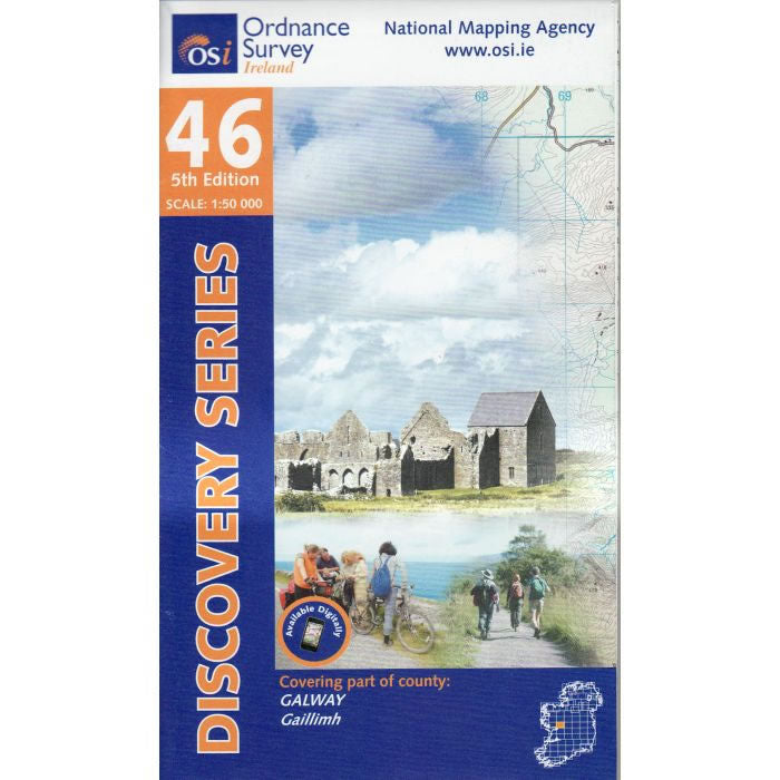 Irish Discovery Map 46, Galway - Central East
